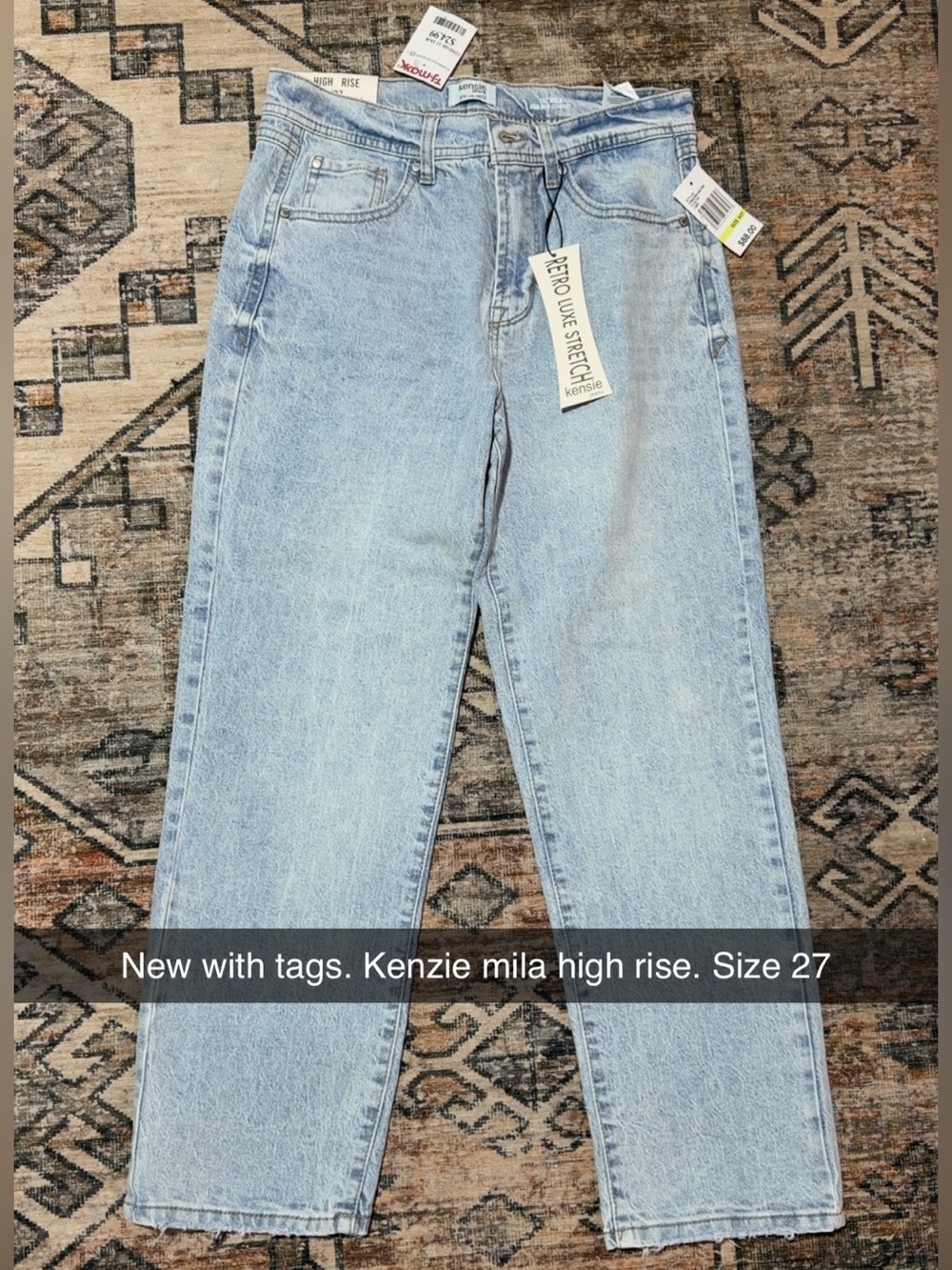 Kenzie Light Blue High-Rise Women's Jeans